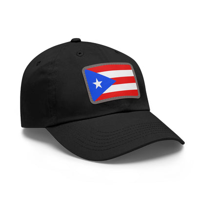 Puerto Rico Leather Patch Hat