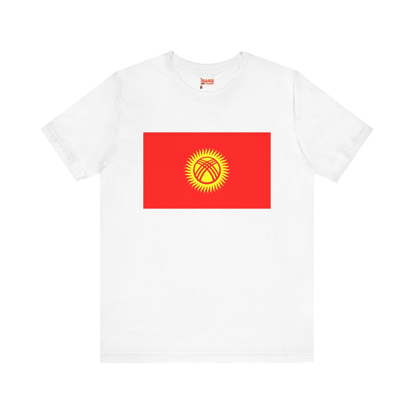 Kyrgyzstan Flag on T-shirt