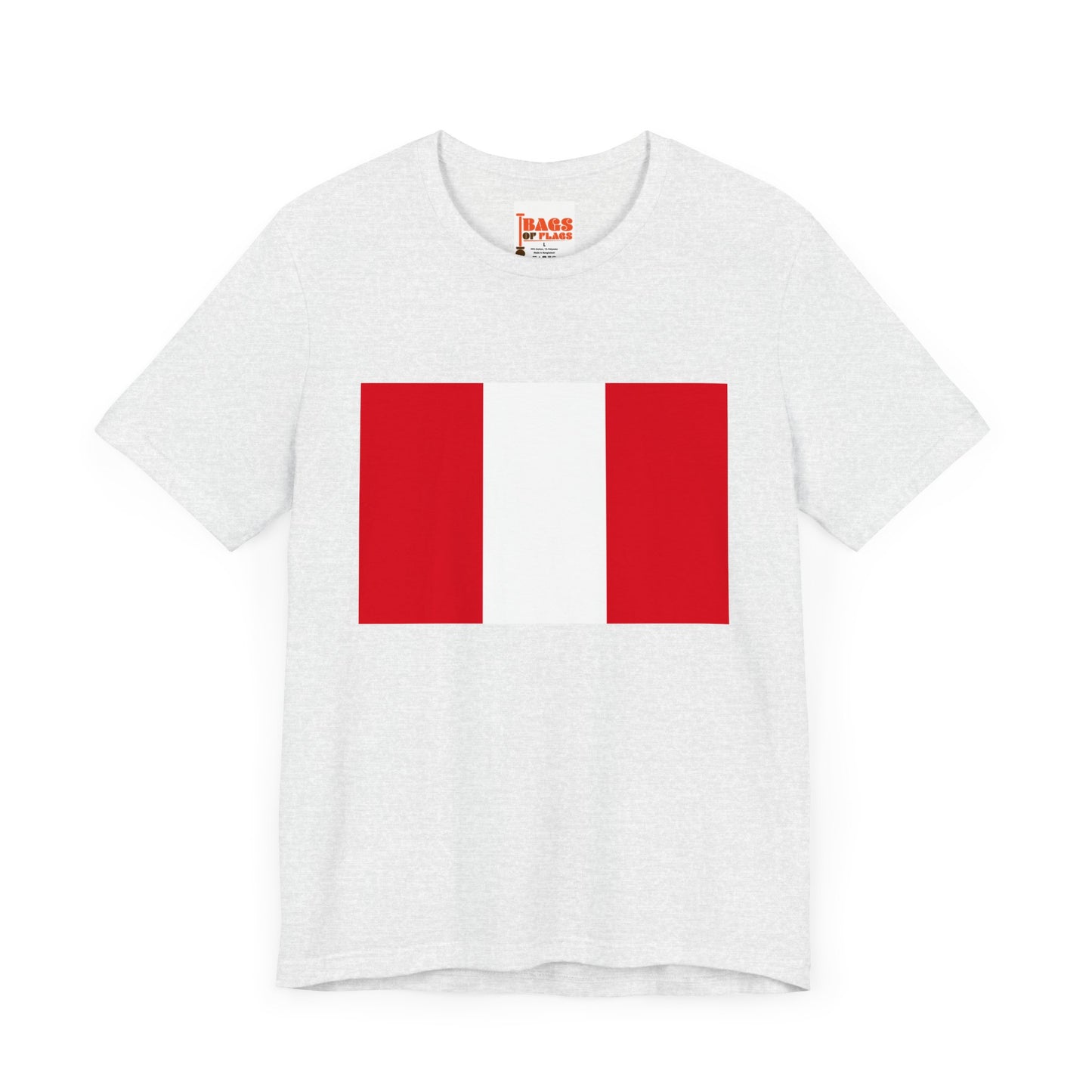 Peru Flag on T-shirt