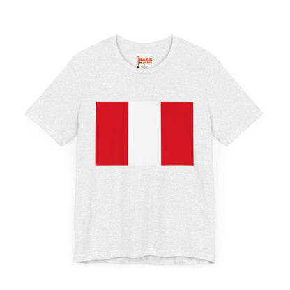 Peru Flag on T-shirt