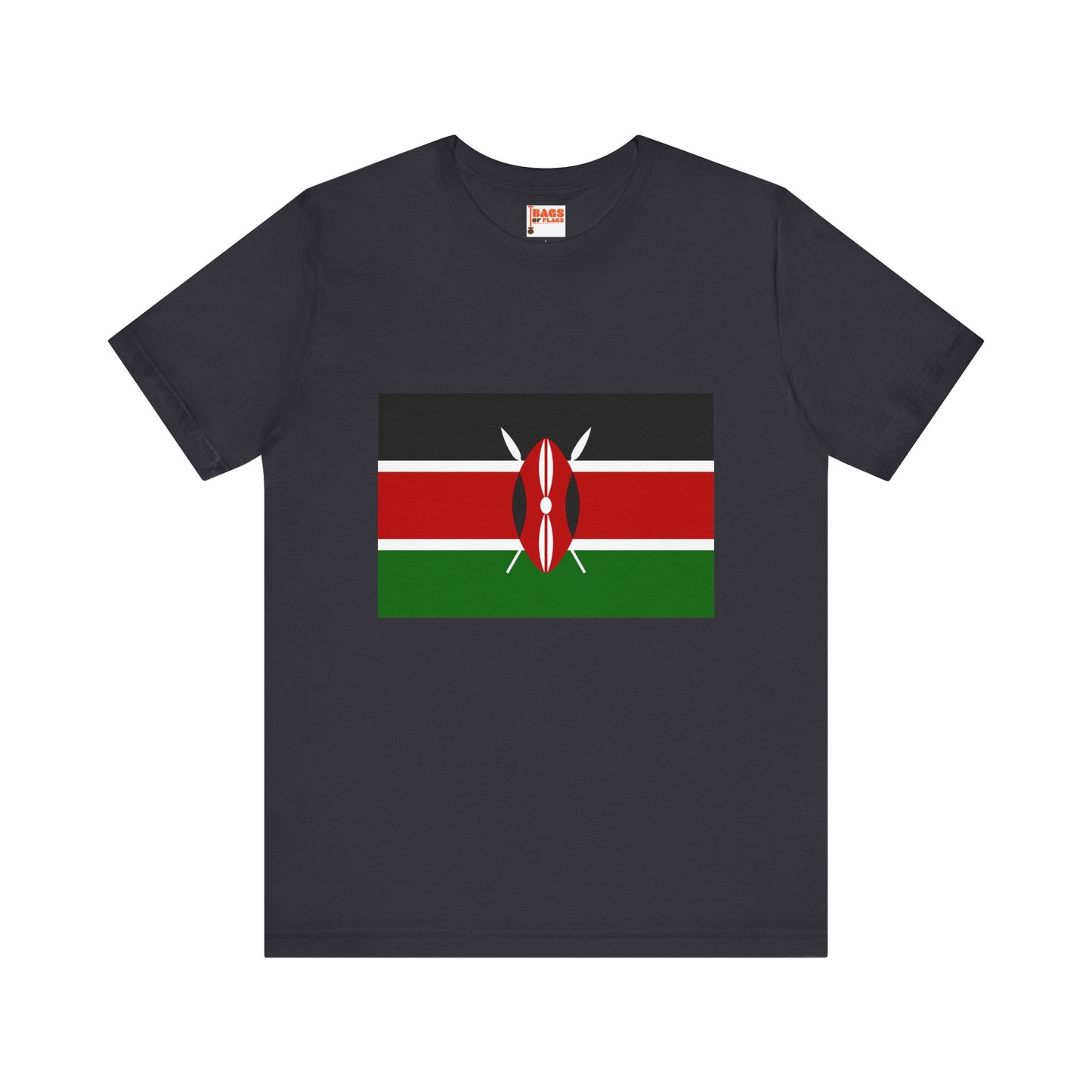 Kenya Flag on T-shirt