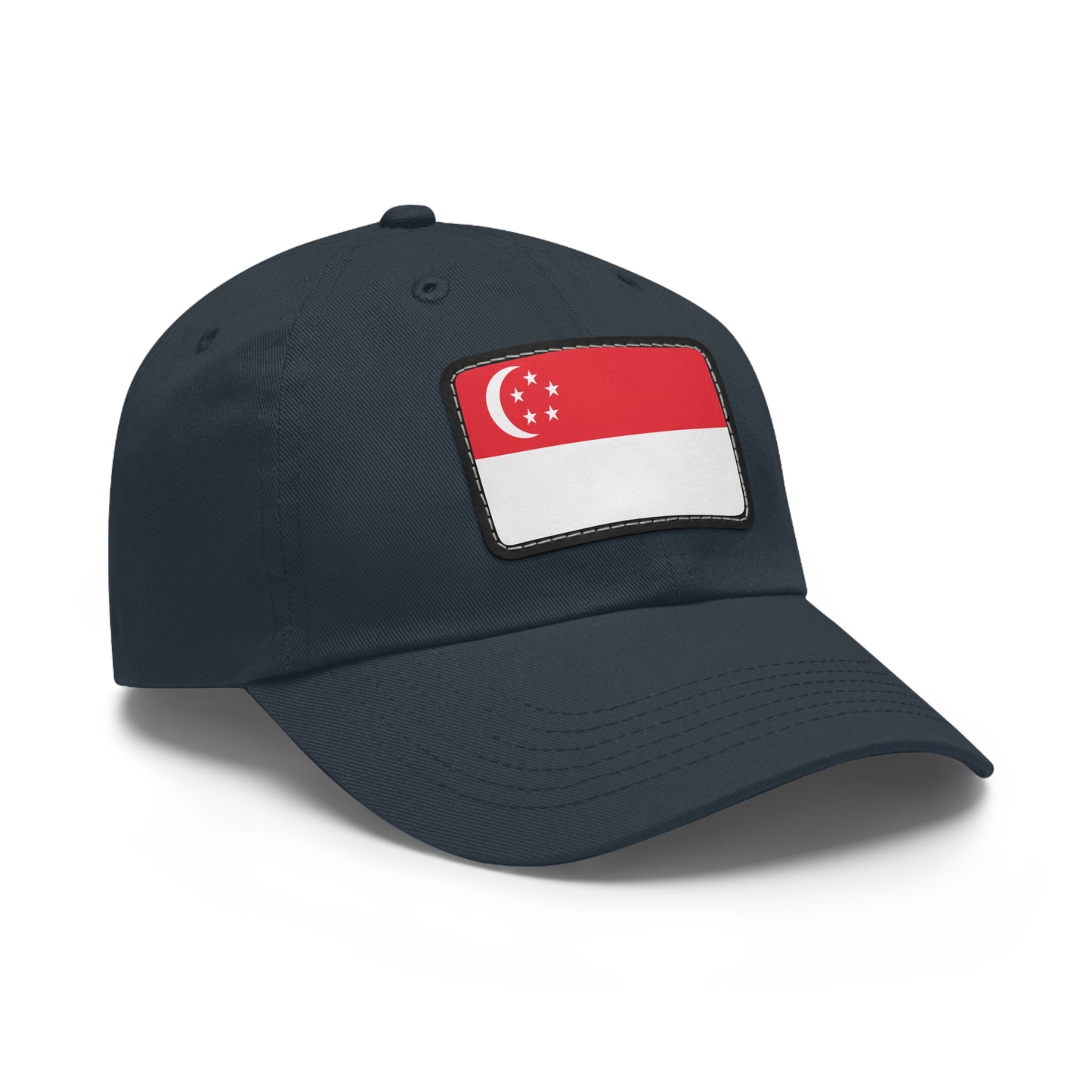 Singapore Leather Patch Hat