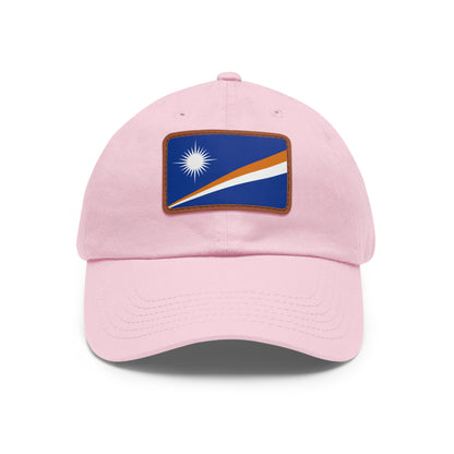 Marshall Islands Leather Patch Hat