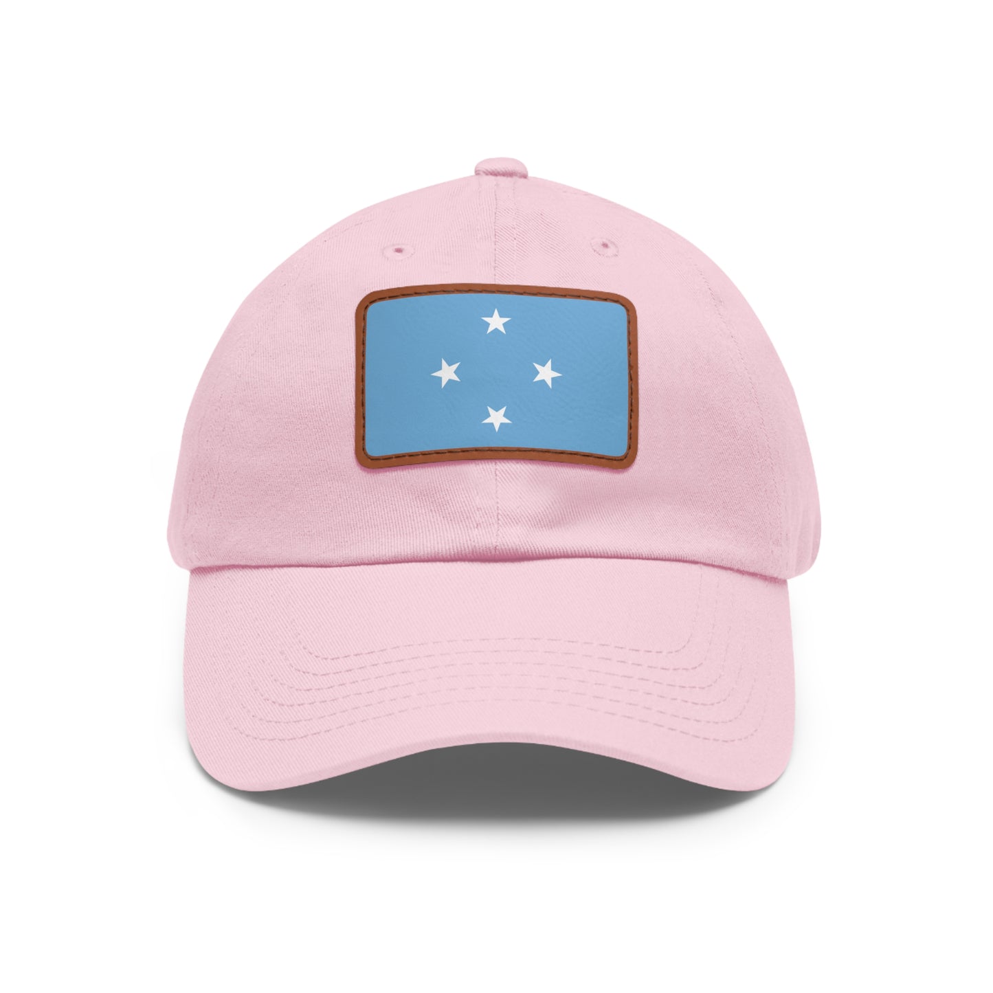 Federated States of Micronesia Leather Patch Hat