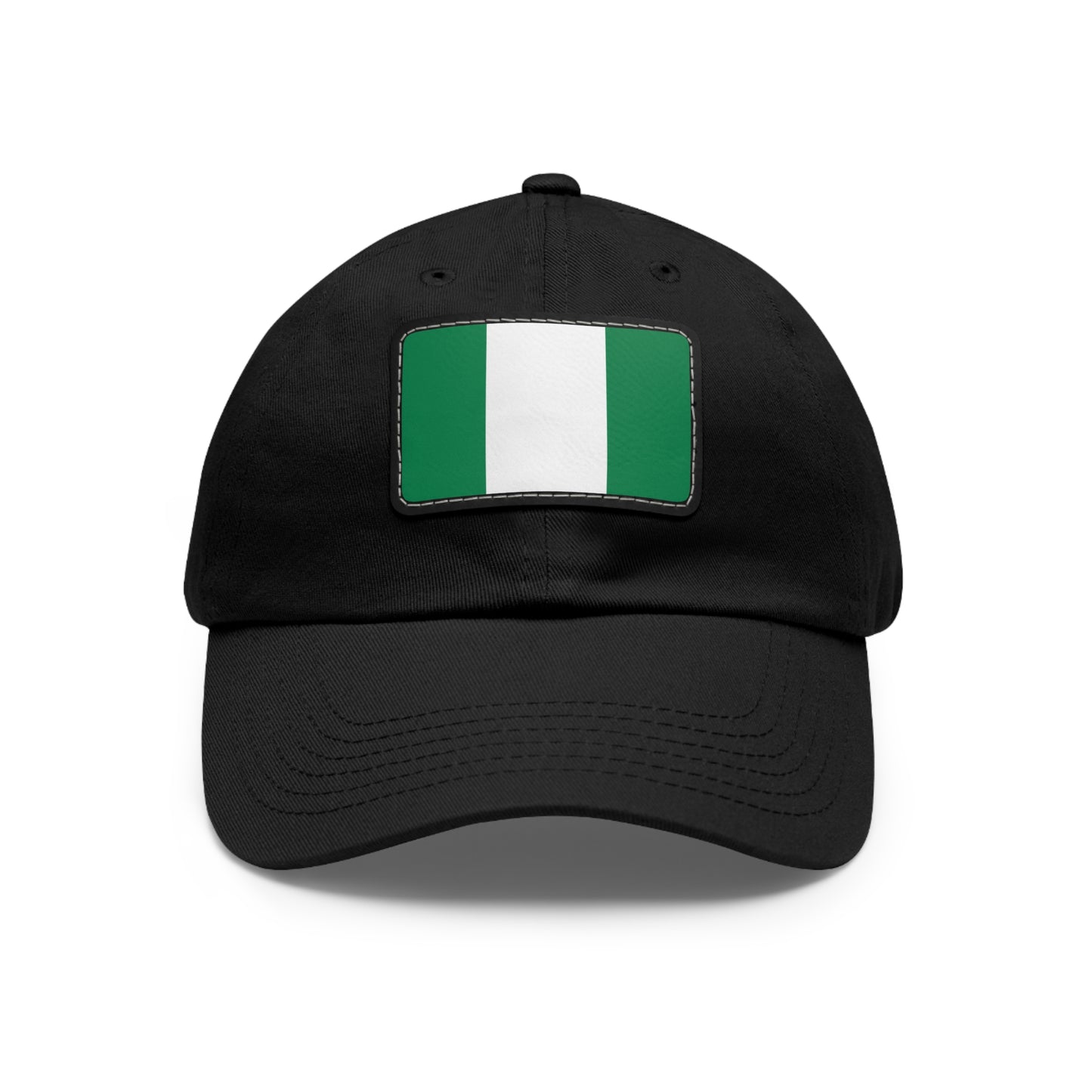 Nigeria Leather Patch Hat