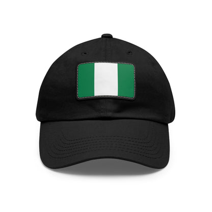 Nigeria Leather Patch Hat