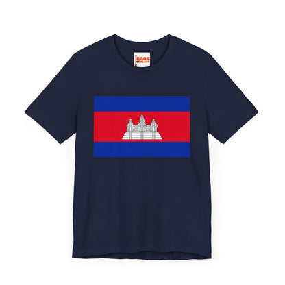 Cambodia Flag on T-shirt