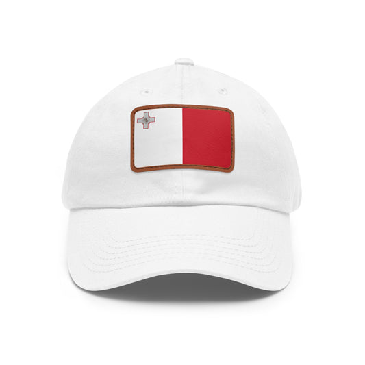 Malta Leather Patch Hat