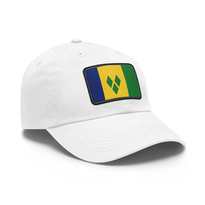 Saint Vincent and the Grenadines Leather Patch Hat