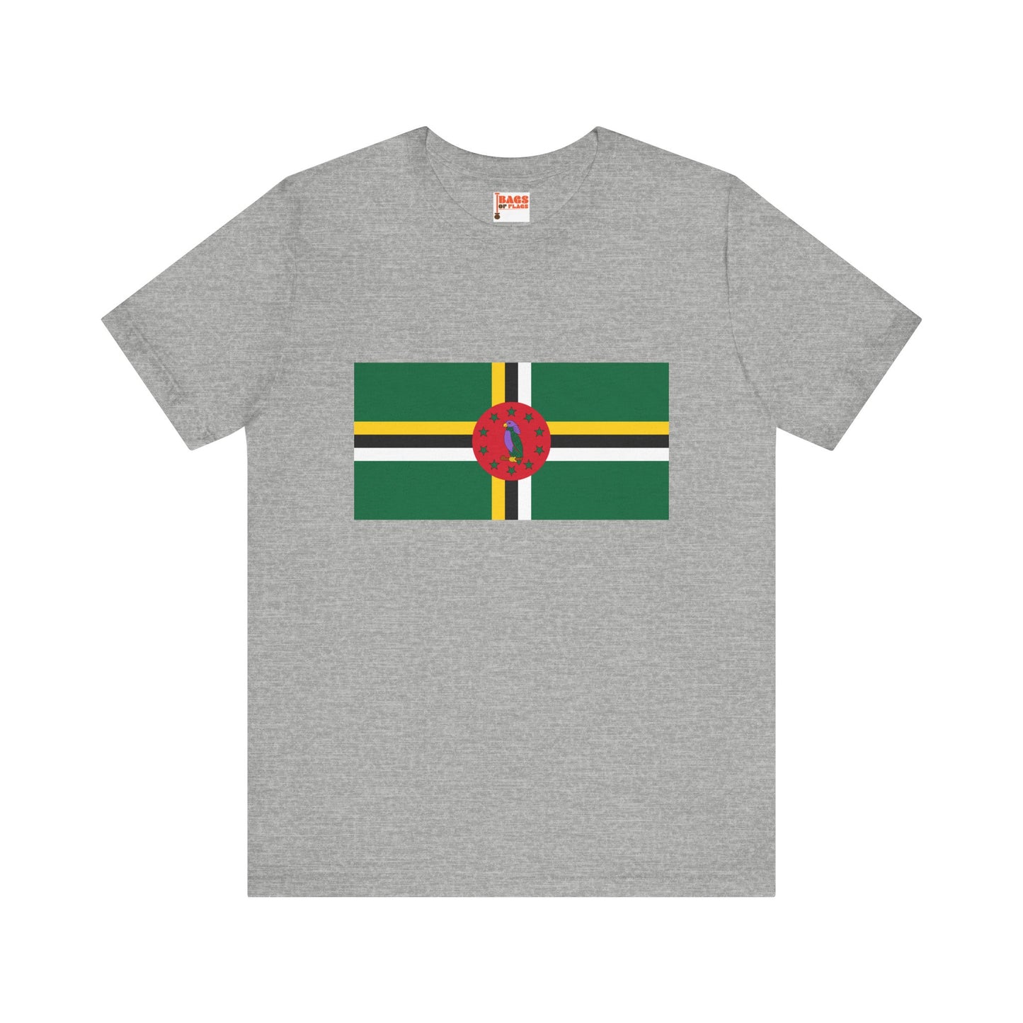 Dominica Flag on T-shirt