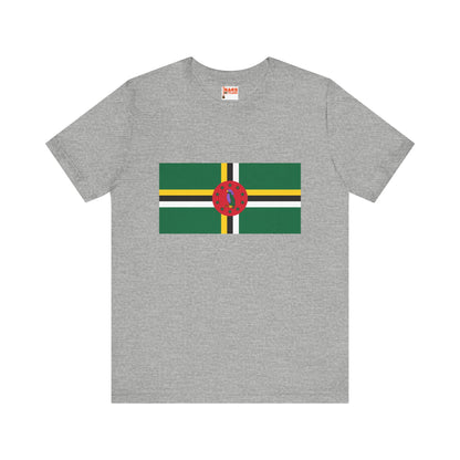 Dominica Flag on T-shirt