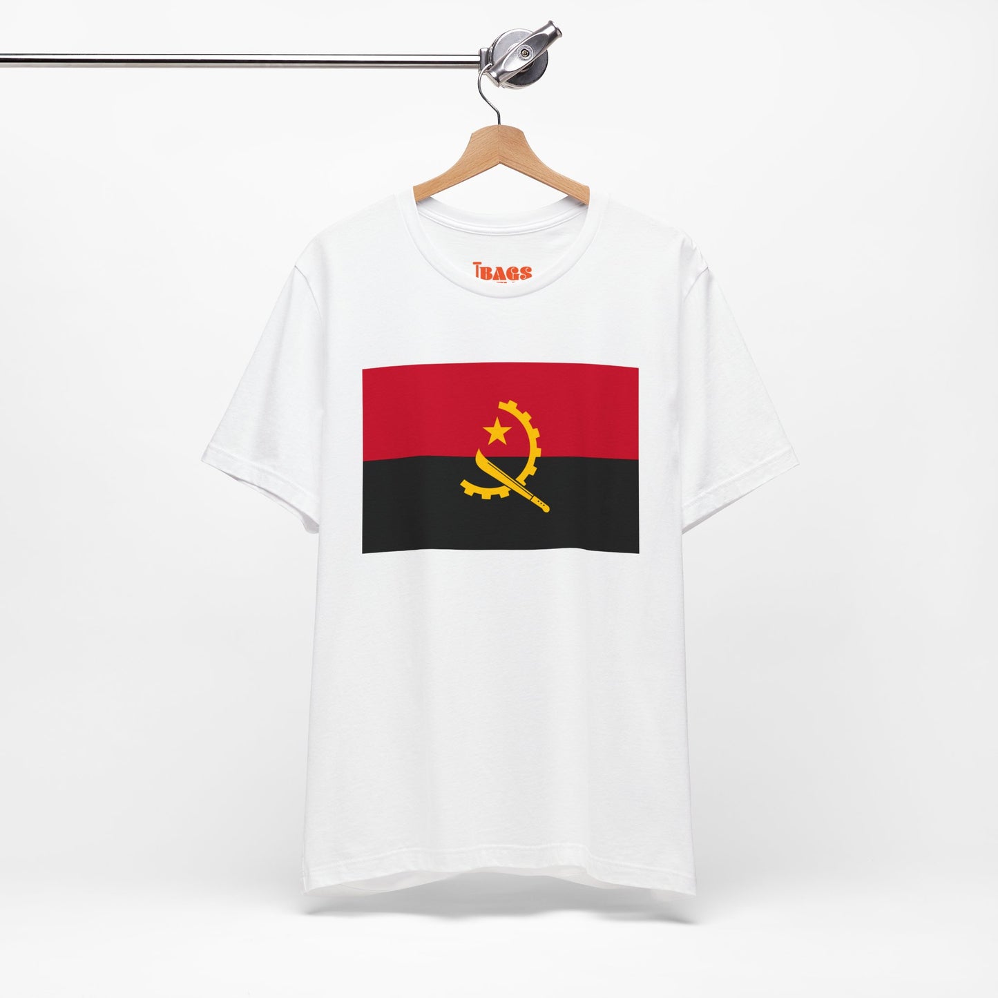 Angola Flag on T-shirt