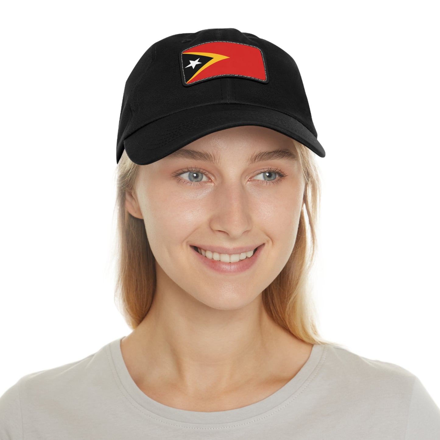 East Timor Leather Patch Hat