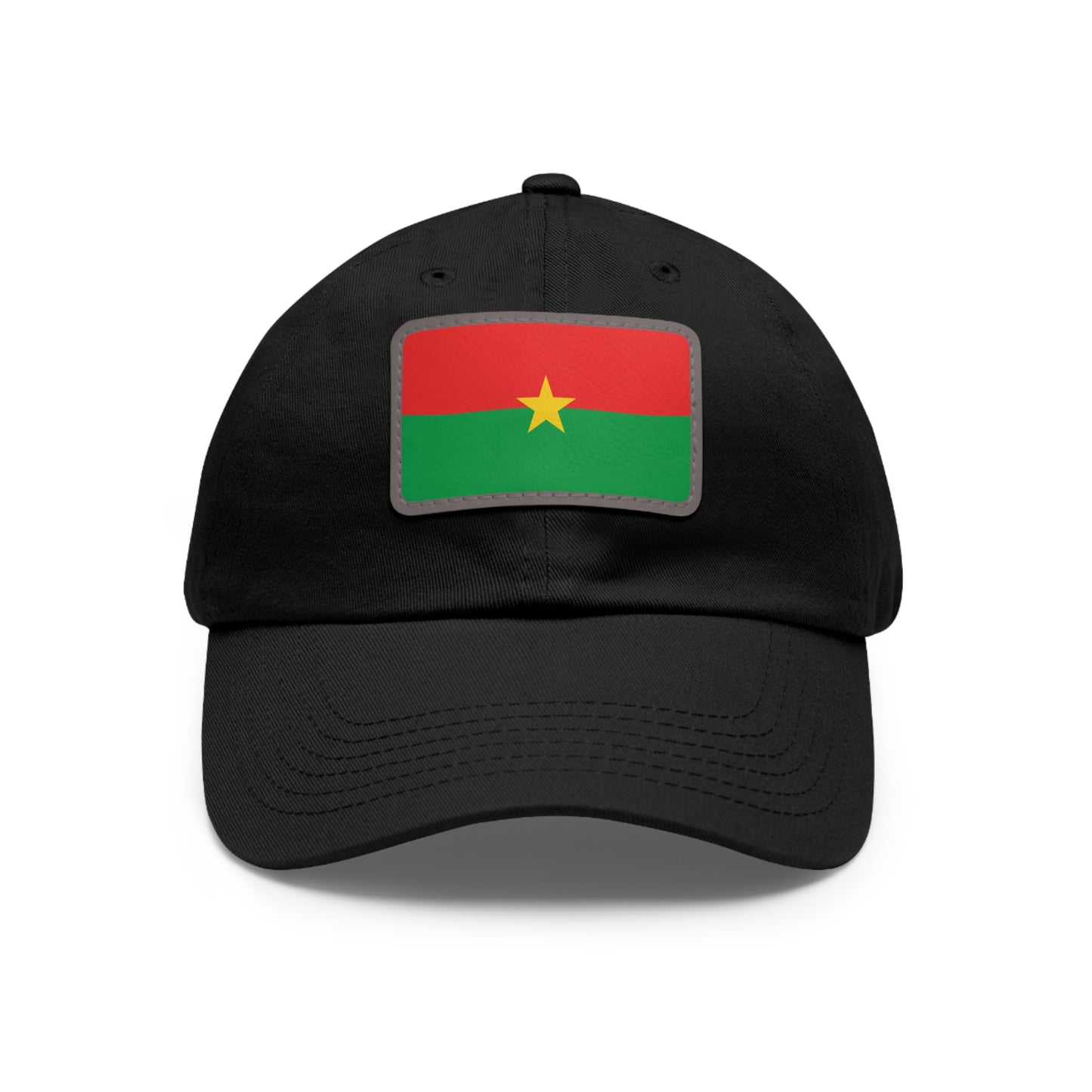 Burkina Faso Leather Patch Hat