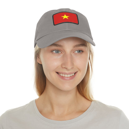 Vietnam Leather Patch Hat