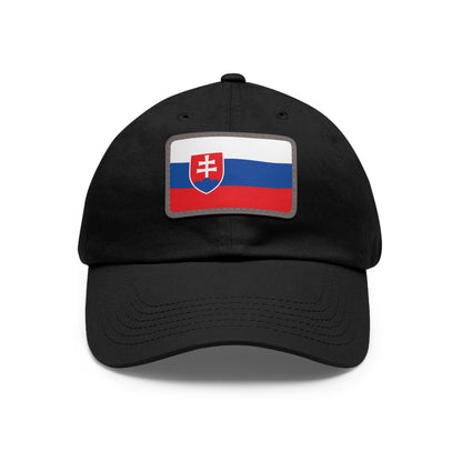 Slovakia Leather Patch Hat