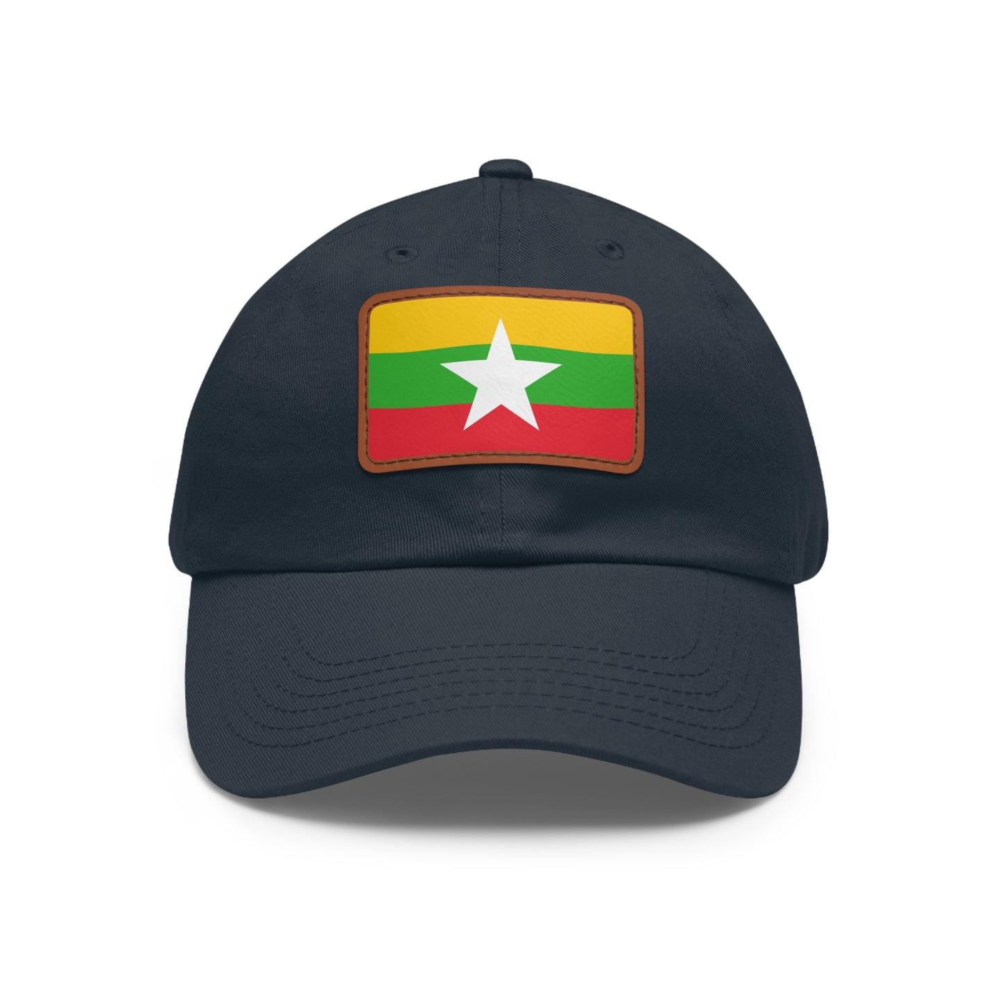 Myanmar Leather Patch Hat
