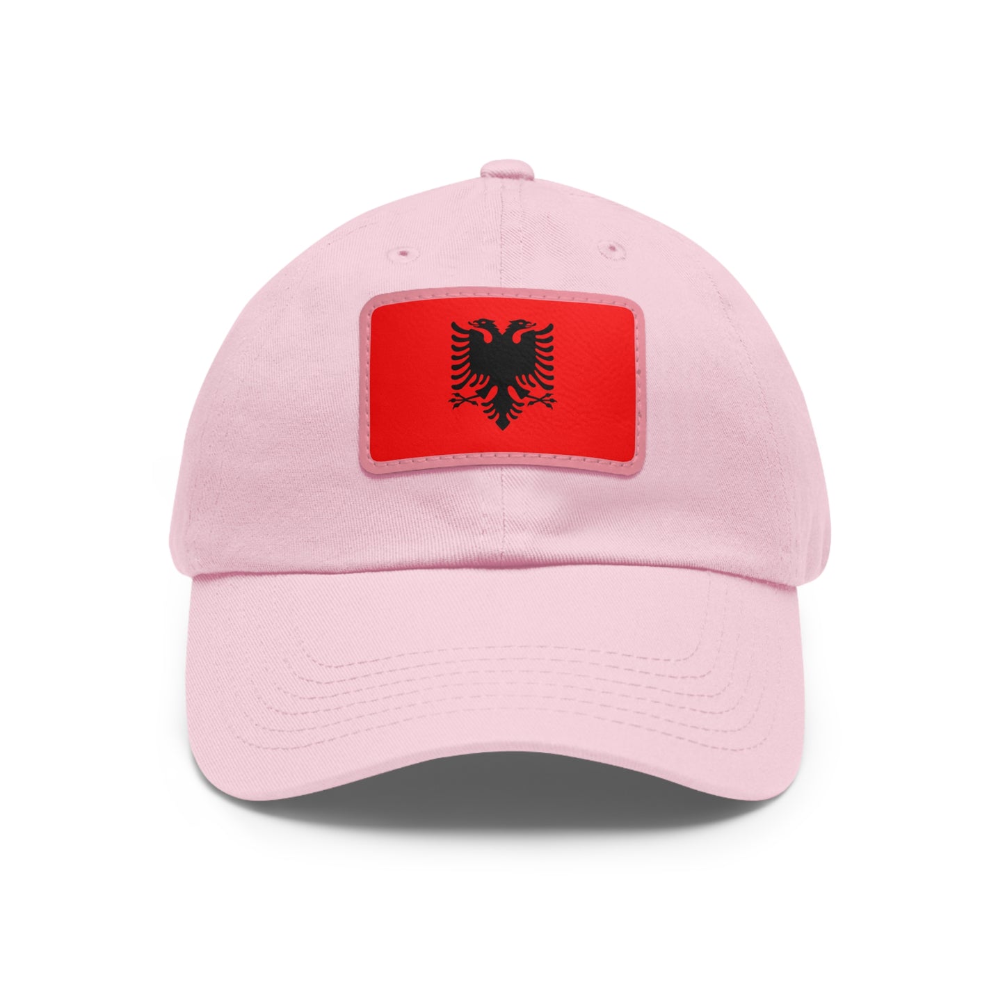 Albania Leather Patch Hat