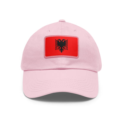 Albania Leather Patch Hat