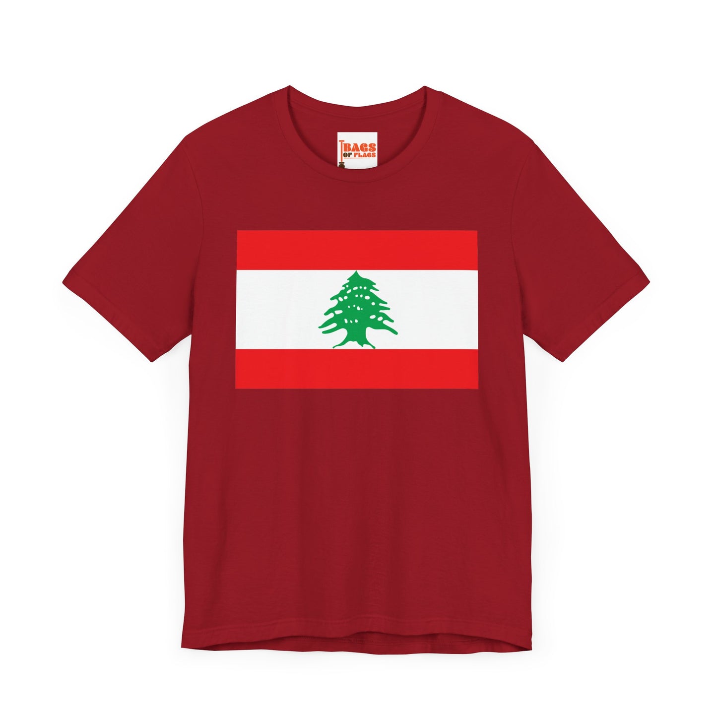 Lebanon Flag on T-shirt