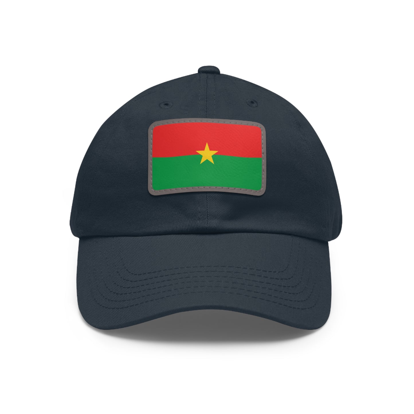 Burkina Faso Leather Patch Hat