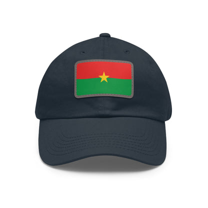Burkina Faso Leather Patch Hat