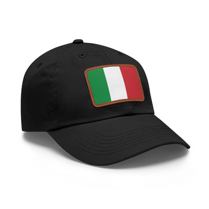 Italy Leather Patch Hat