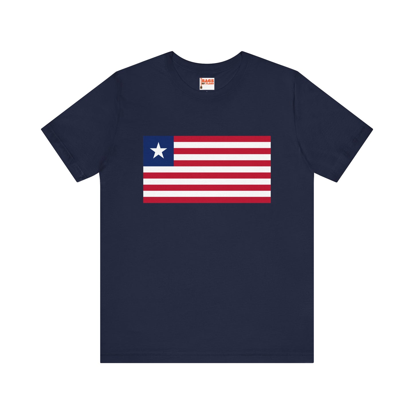 Liberia Flag on T-shirt
