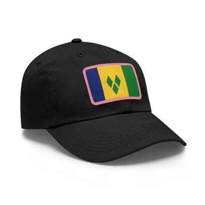 Saint Vincent and the Grenadines Leather Patch Hat