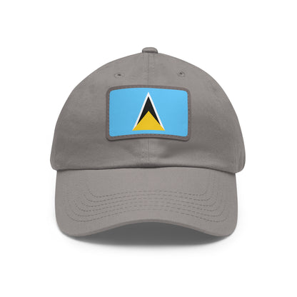 Saint Lucia Leather Patch Hat