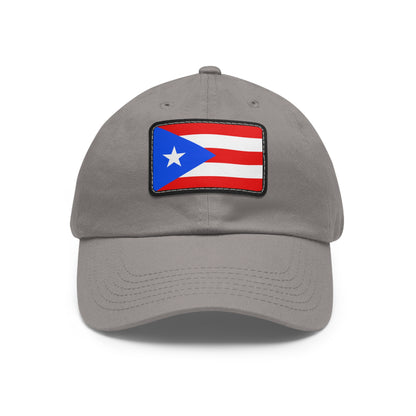 Puerto Rico Leather Patch Hat