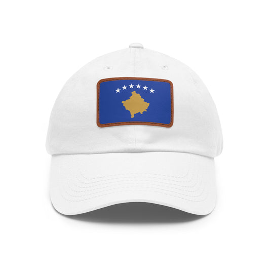 Kosovo Leather Patch Hat