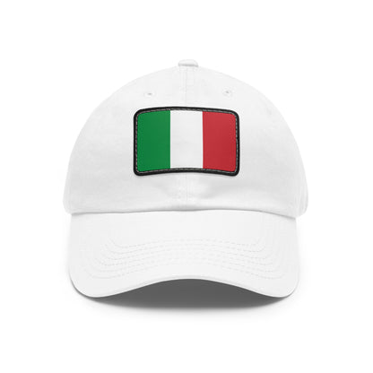 Italy Leather Patch Hat