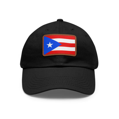 Puerto Rico Leather Patch Hat