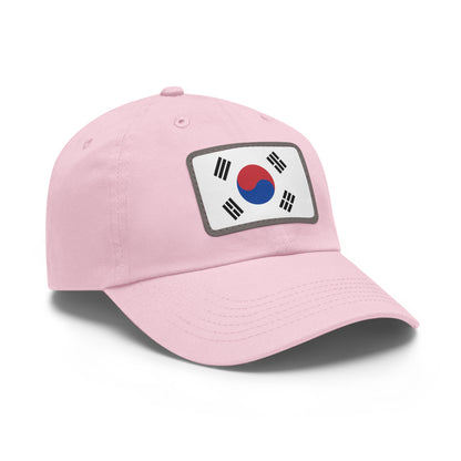 South Korea Leather Patch Hat