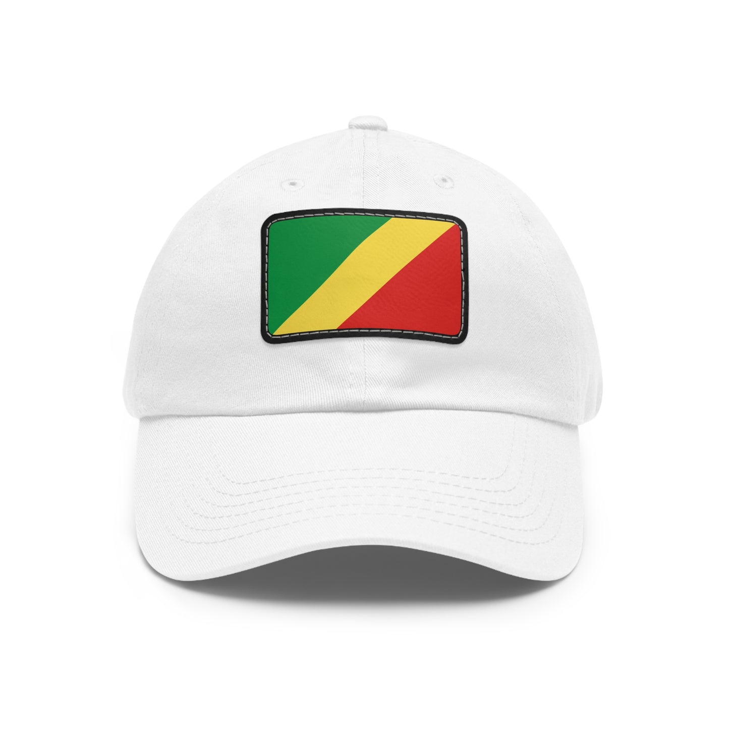 Republic of the Congo Leather Patch Hat