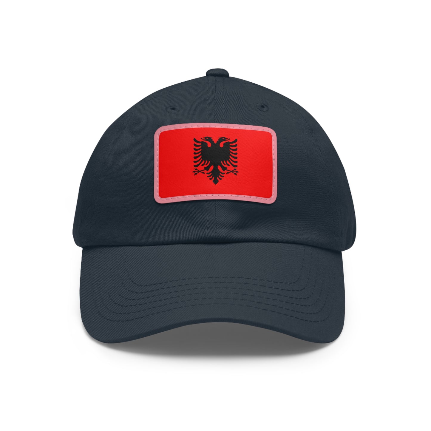 Albania Leather Patch Hat