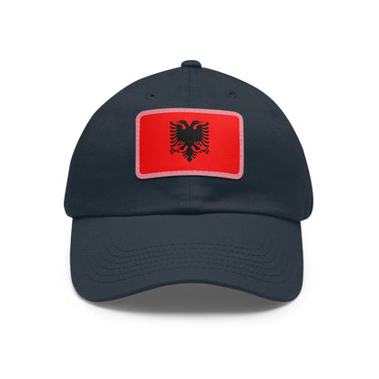 Albania Leather Patch Hat