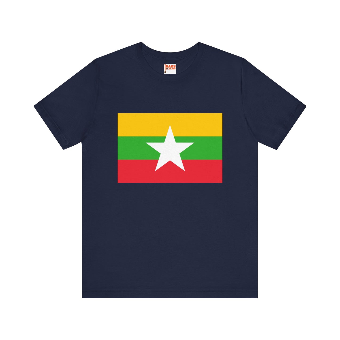 Myanmar Flag on T-shirt