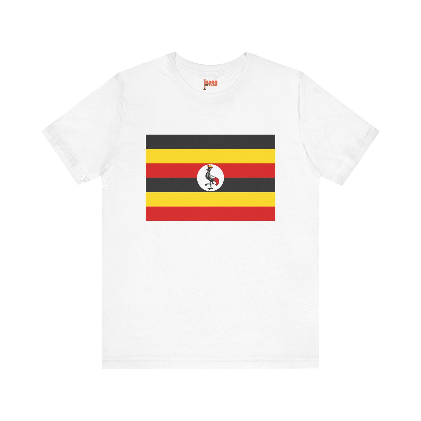 Uganda Flag on T-shirt