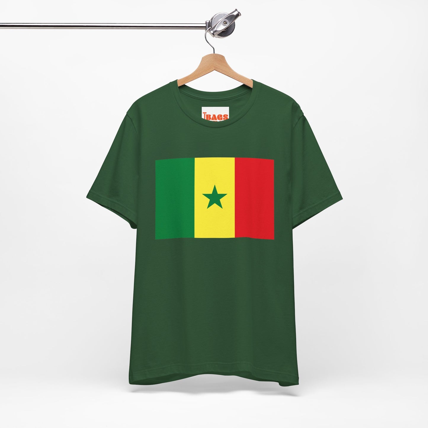 Senegal Flag on T-shirt