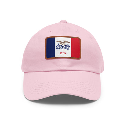 Iowa Leather Patch Hat