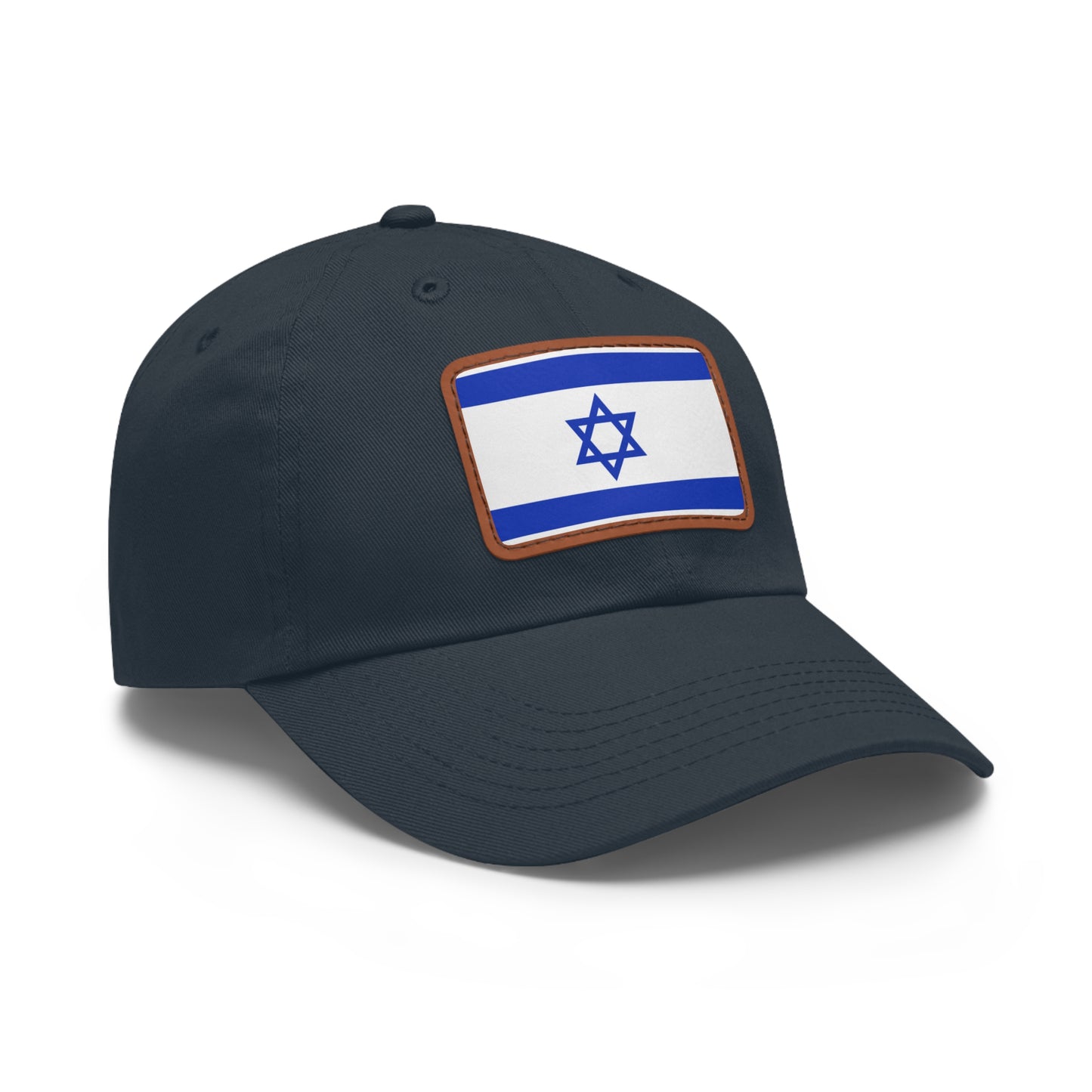 Israel Leather Patch Hat
