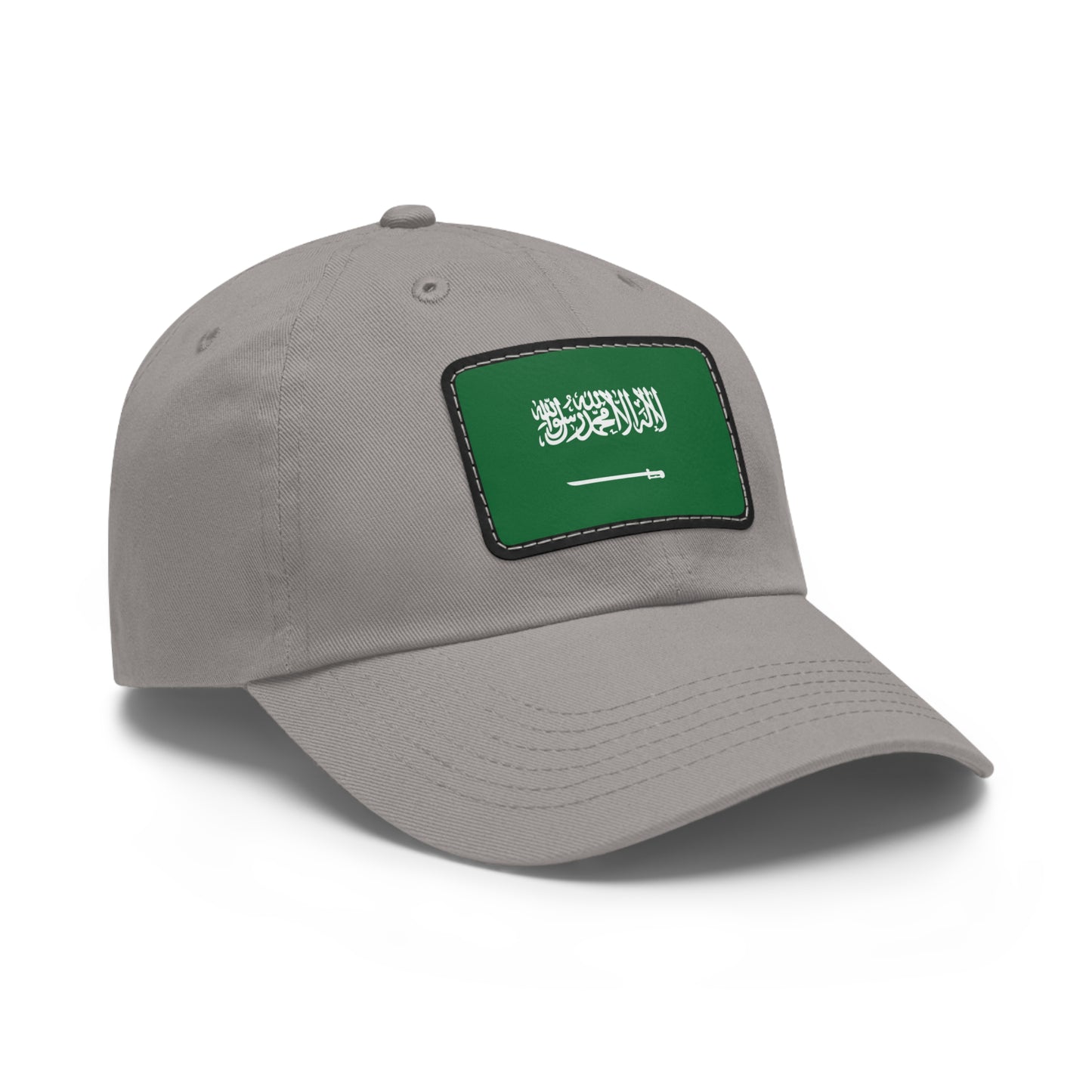 Saudi Arabia Leather Patch Hat