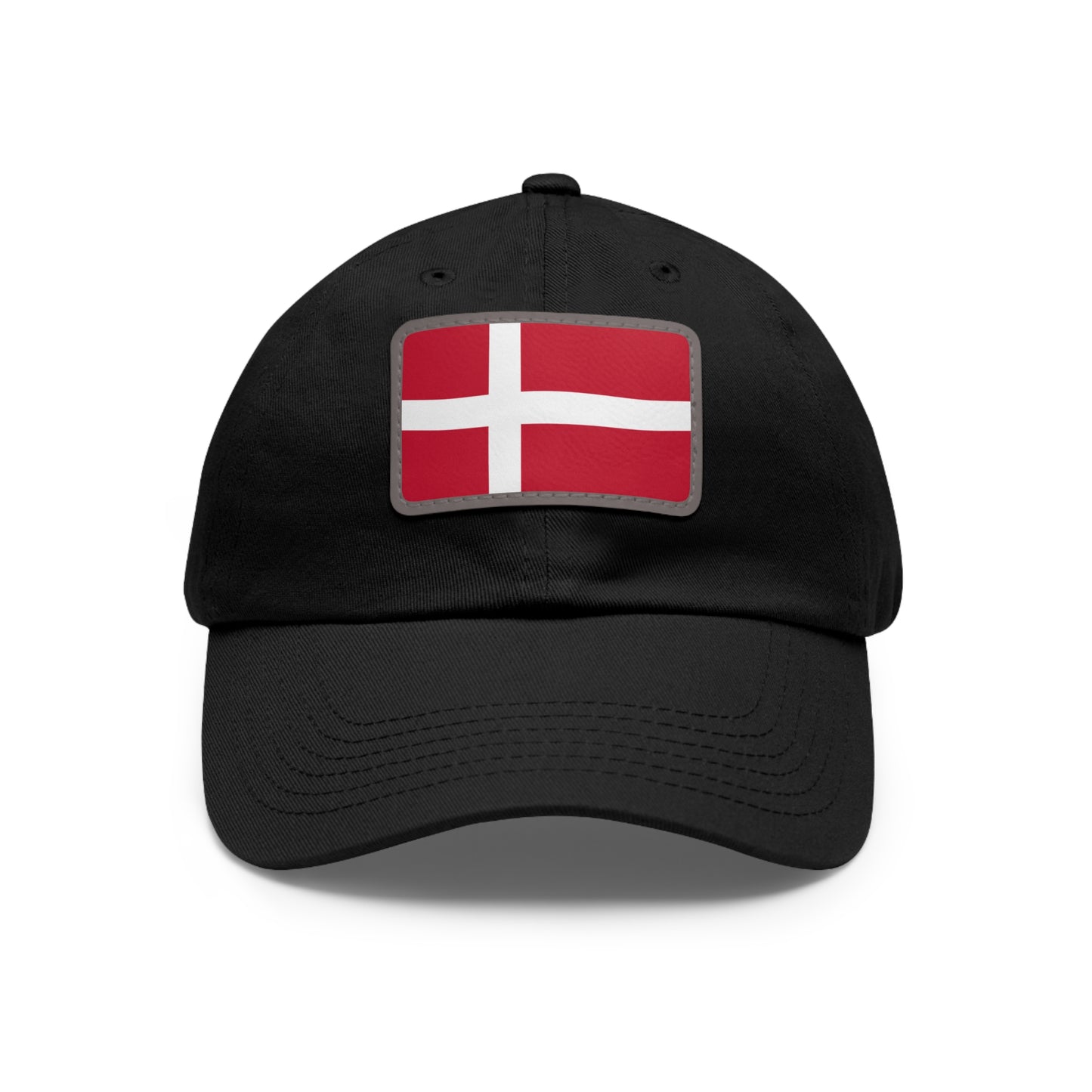 Denmark Leather Patch Hat
