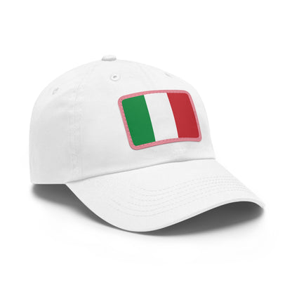 Italy Leather Patch Hat