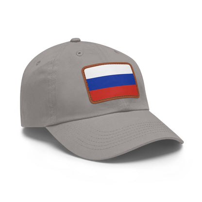 Russia Leather Patch Hat