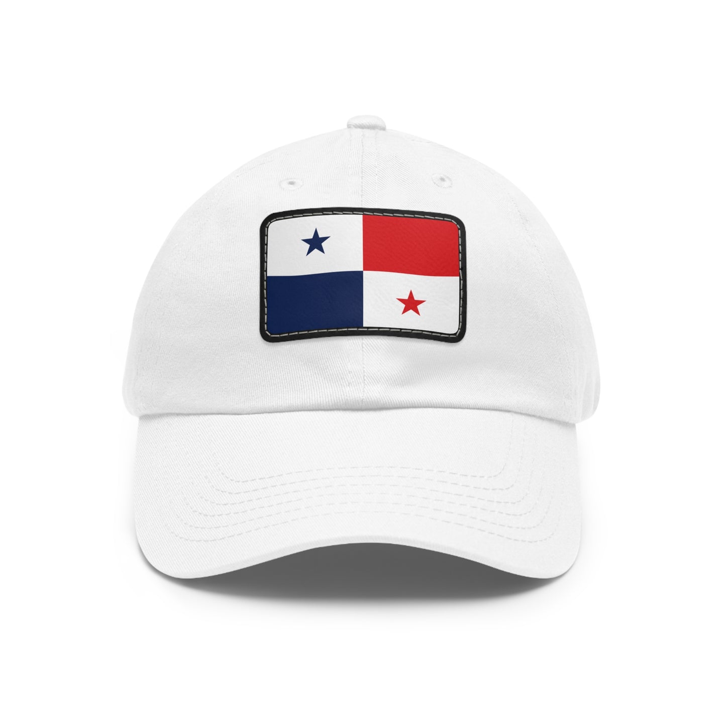 Panama Leather Patch Hat