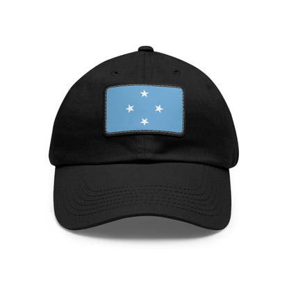 Federated States of Micronesia Leather Patch Hat