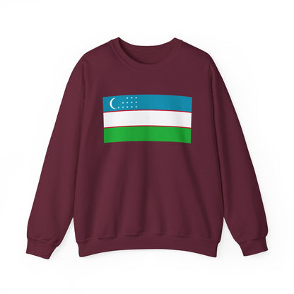 Uzbekistan Flag Sweatshirt